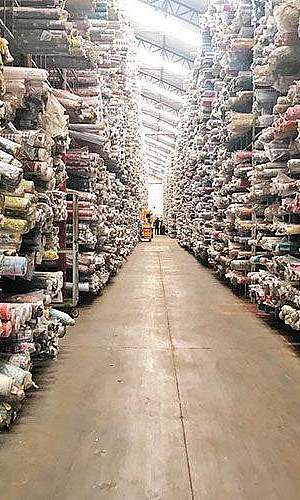 Fábrica de tecidos têxtil Fábrica de tecidos têxtil