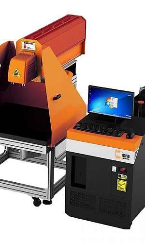 Máquina de corte de tecido industrial a laser